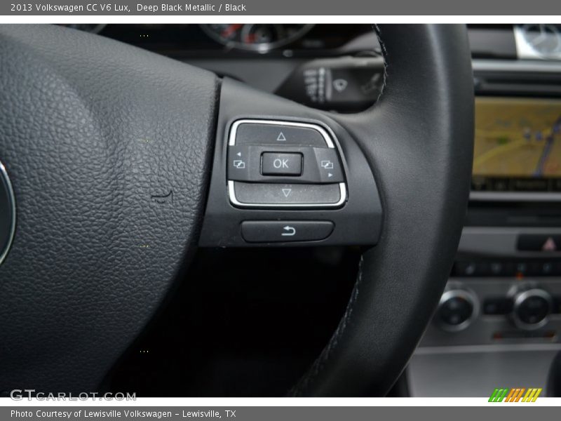 Deep Black Metallic / Black 2013 Volkswagen CC V6 Lux