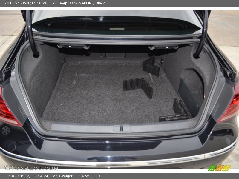 Deep Black Metallic / Black 2013 Volkswagen CC V6 Lux