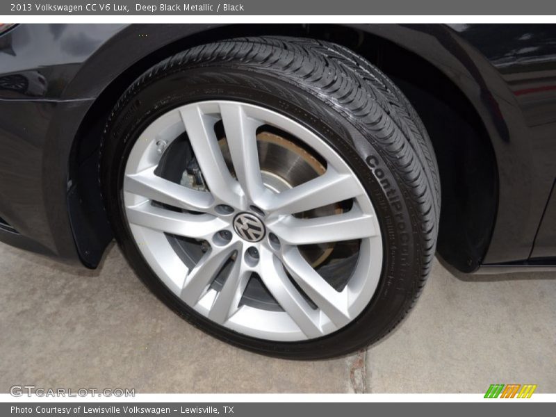Deep Black Metallic / Black 2013 Volkswagen CC V6 Lux