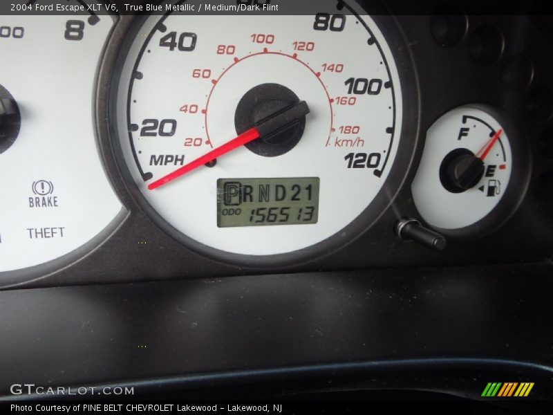 True Blue Metallic / Medium/Dark Flint 2004 Ford Escape XLT V6