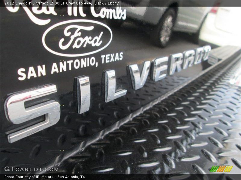 Black / Ebony 2012 Chevrolet Silverado 1500 LT Crew Cab 4x4