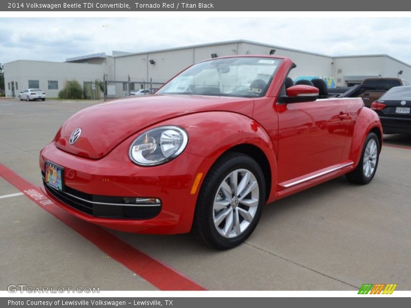 Front 3/4 View of 2014 Beetle TDI Convertible