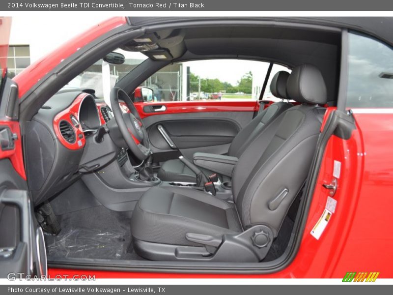  2014 Beetle TDI Convertible Titan Black Interior
