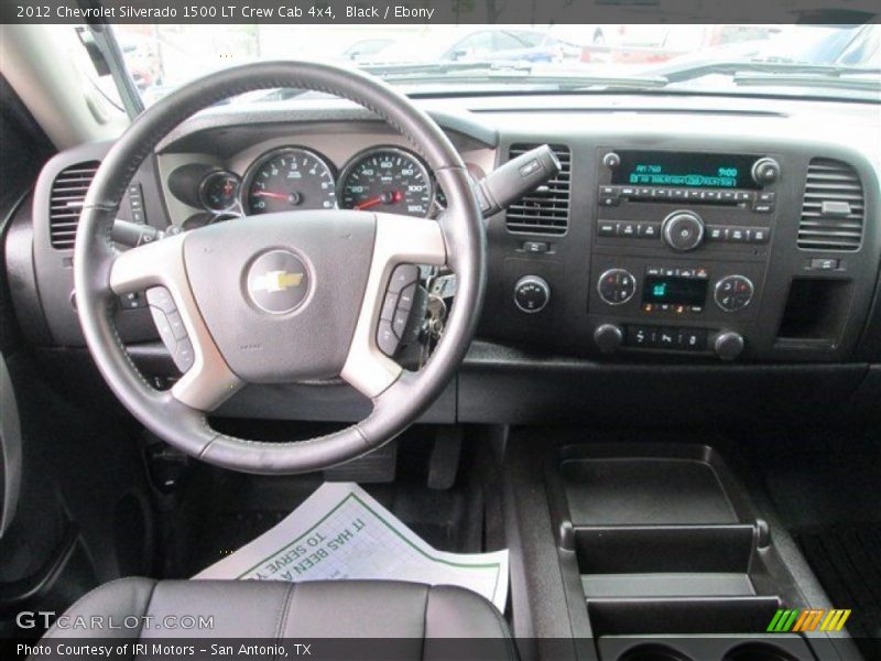 Black / Ebony 2012 Chevrolet Silverado 1500 LT Crew Cab 4x4