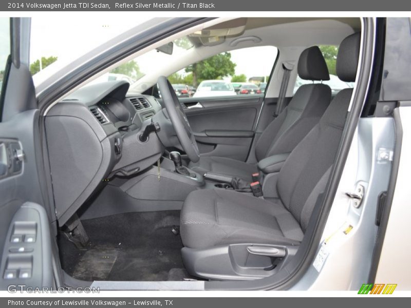 Reflex Silver Metallic / Titan Black 2014 Volkswagen Jetta TDI Sedan