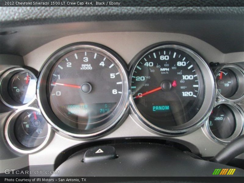 Black / Ebony 2012 Chevrolet Silverado 1500 LT Crew Cab 4x4