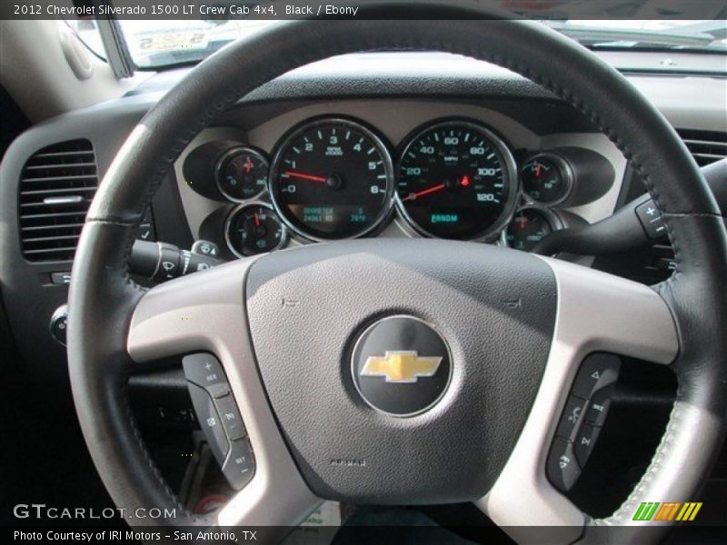 Black / Ebony 2012 Chevrolet Silverado 1500 LT Crew Cab 4x4