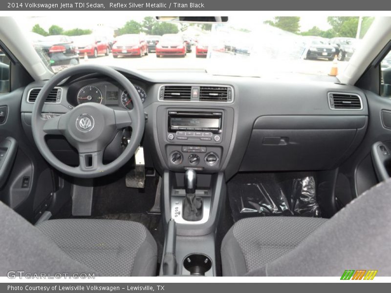 Reflex Silver Metallic / Titan Black 2014 Volkswagen Jetta TDI Sedan