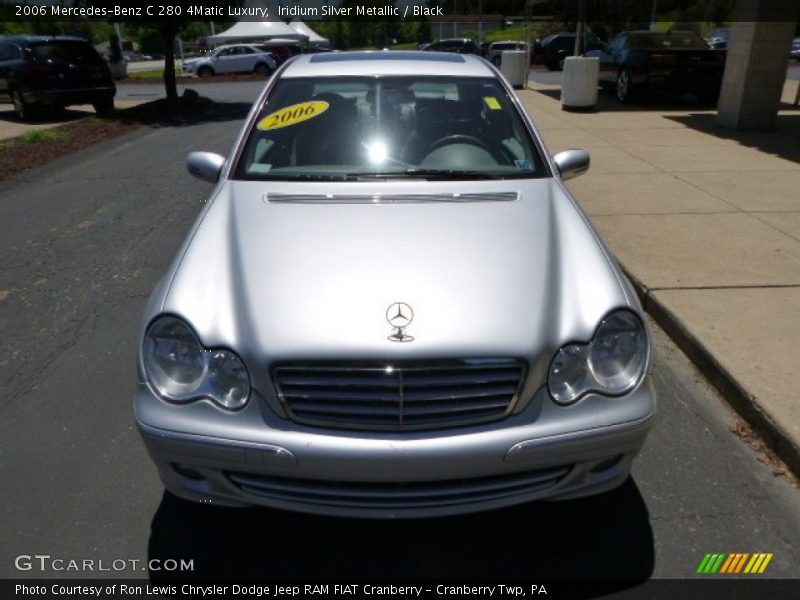 Iridium Silver Metallic / Black 2006 Mercedes-Benz C 280 4Matic Luxury