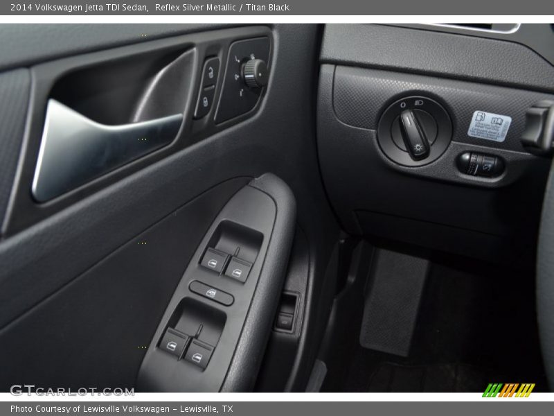 Reflex Silver Metallic / Titan Black 2014 Volkswagen Jetta TDI Sedan