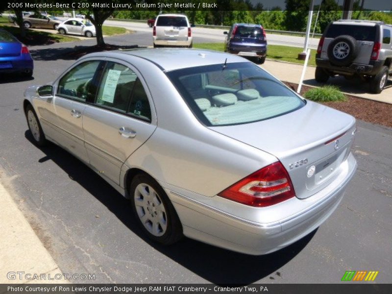 Iridium Silver Metallic / Black 2006 Mercedes-Benz C 280 4Matic Luxury