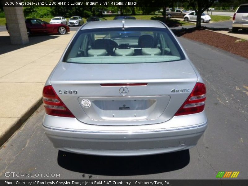 Iridium Silver Metallic / Black 2006 Mercedes-Benz C 280 4Matic Luxury