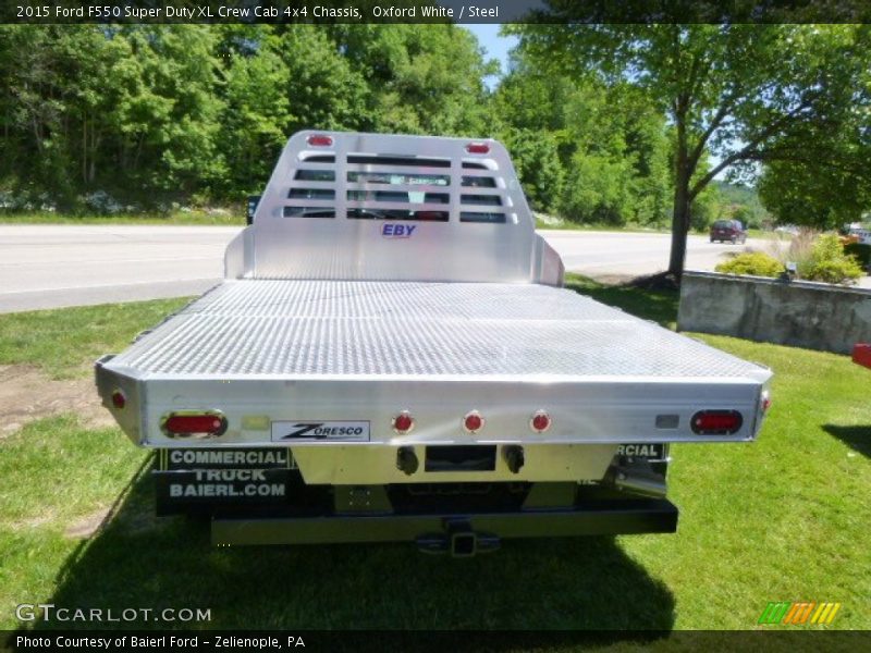 Oxford White / Steel 2015 Ford F550 Super Duty XL Crew Cab 4x4 Chassis