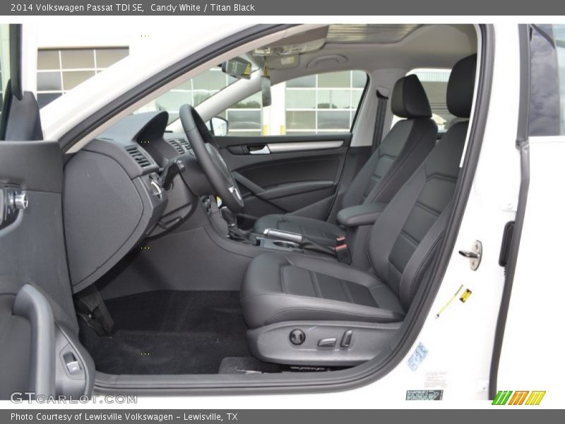 Candy White / Titan Black 2014 Volkswagen Passat TDI SE