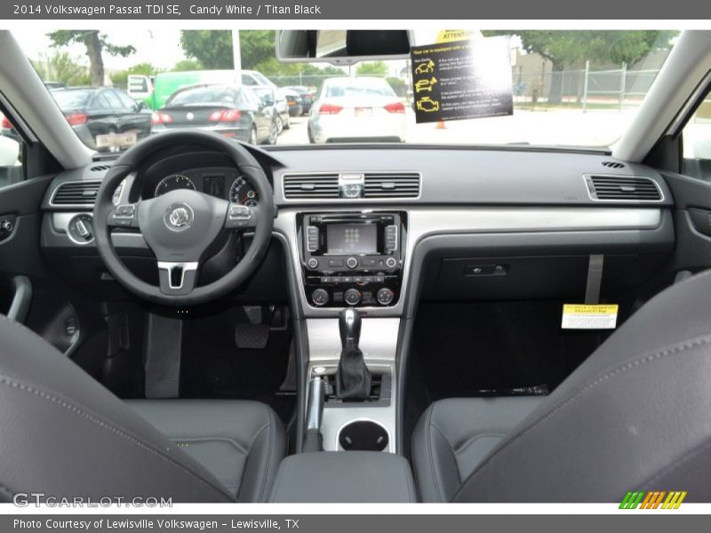 Candy White / Titan Black 2014 Volkswagen Passat TDI SE