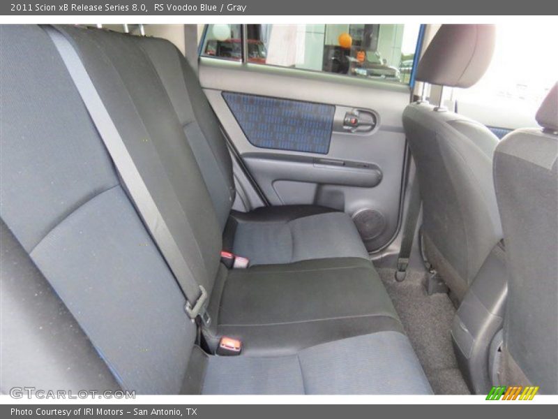 Rear Seat of 2011 xB Release Series 8.0