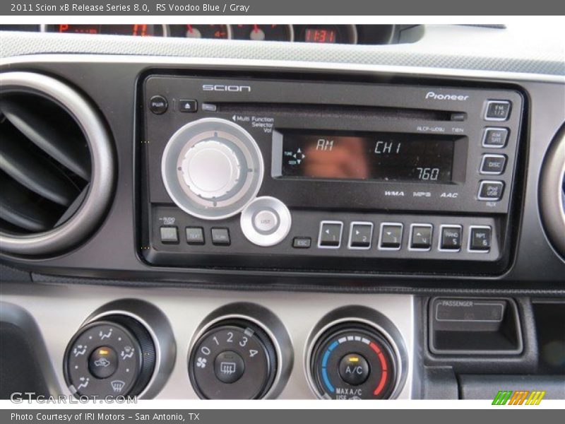 Audio System of 2011 xB Release Series 8.0