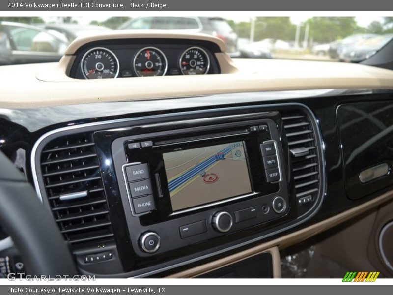 Black / Beige 2014 Volkswagen Beetle TDI Convertible