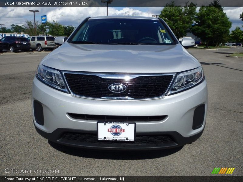 Bright Silver / Black 2014 Kia Sorento LX AWD