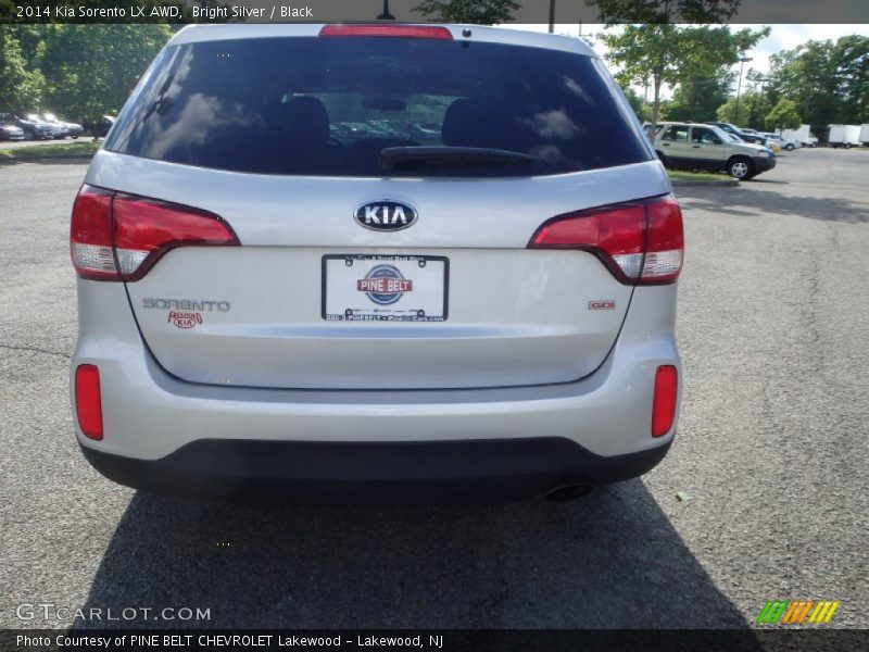 Bright Silver / Black 2014 Kia Sorento LX AWD