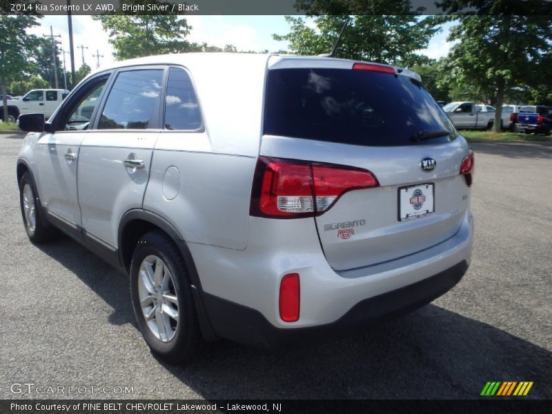 Bright Silver / Black 2014 Kia Sorento LX AWD