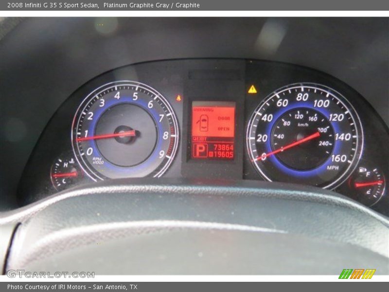 Platinum Graphite Gray / Graphite 2008 Infiniti G 35 S Sport Sedan