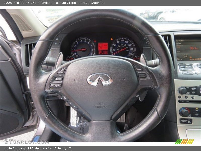 Platinum Graphite Gray / Graphite 2008 Infiniti G 35 S Sport Sedan