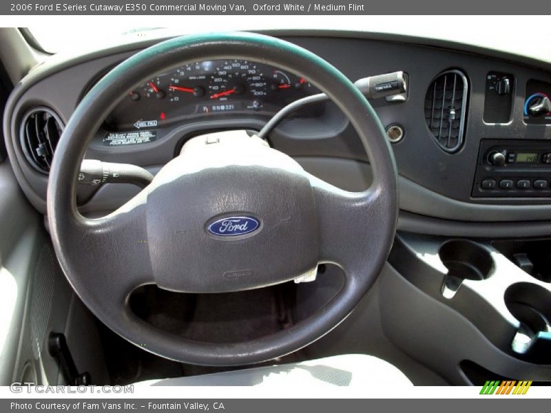 Oxford White / Medium Flint 2006 Ford E Series Cutaway E350 Commercial Moving Van