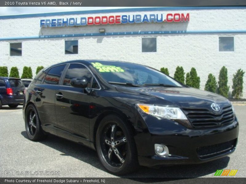 Black / Ivory 2010 Toyota Venza V6 AWD