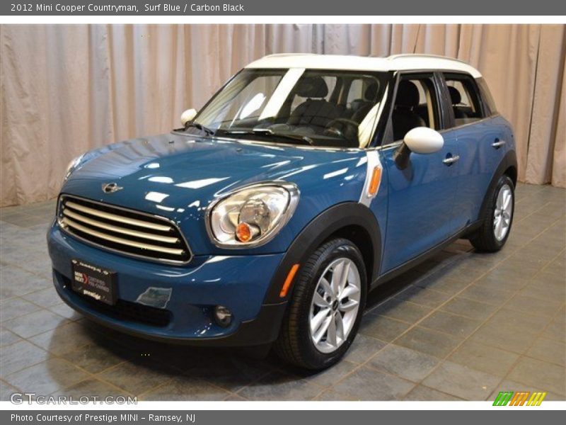 Surf Blue / Carbon Black 2012 Mini Cooper Countryman