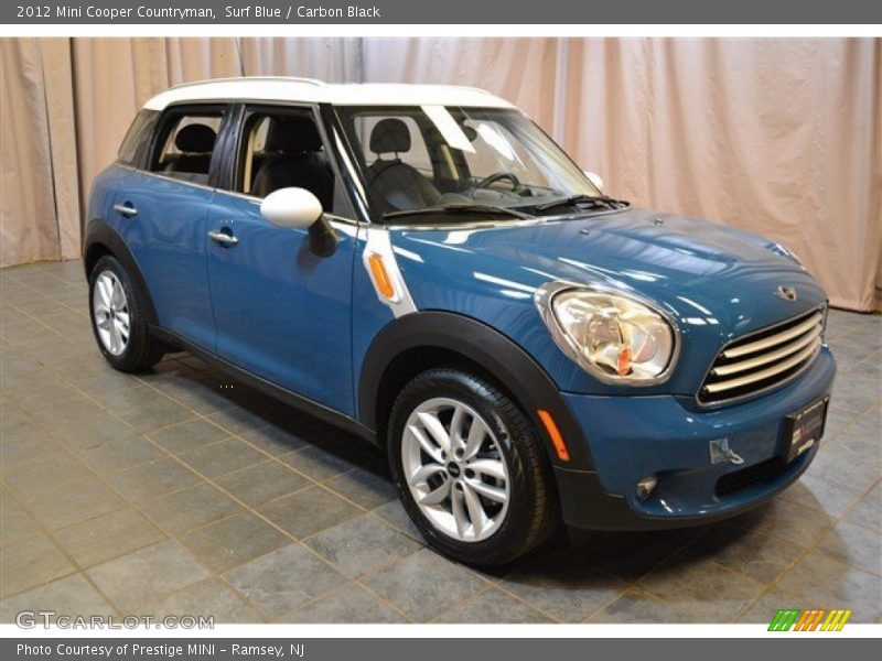 Surf Blue / Carbon Black 2012 Mini Cooper Countryman