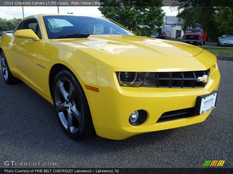 Rally Yellow / Black 2013 Chevrolet Camaro LT/RS Coupe