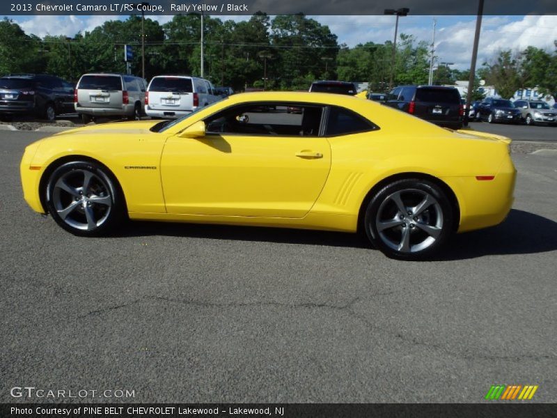 Rally Yellow / Black 2013 Chevrolet Camaro LT/RS Coupe