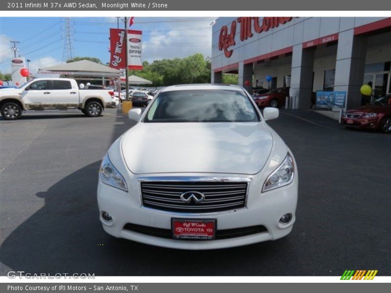 Moonlight White / Stone 2011 Infiniti M 37x AWD Sedan