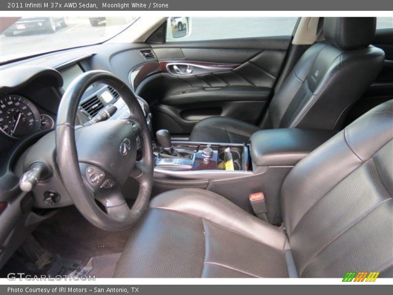 Moonlight White / Stone 2011 Infiniti M 37x AWD Sedan