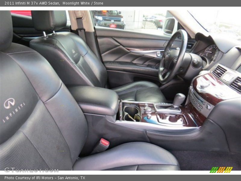 Moonlight White / Stone 2011 Infiniti M 37x AWD Sedan