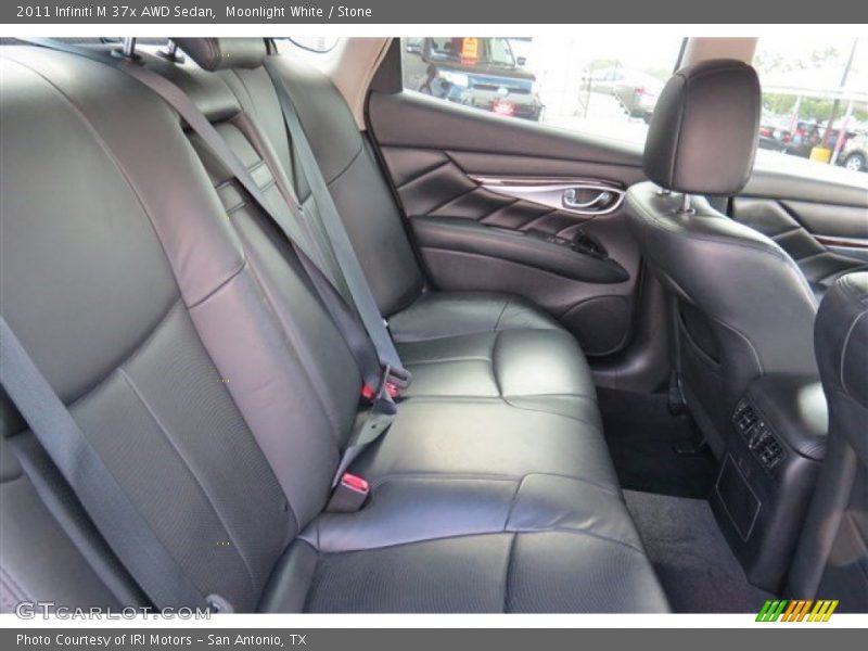 Moonlight White / Stone 2011 Infiniti M 37x AWD Sedan