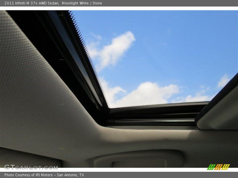 Moonlight White / Stone 2011 Infiniti M 37x AWD Sedan