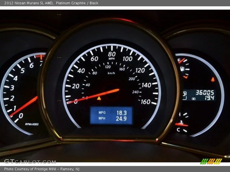 Platinum Graphite / Black 2012 Nissan Murano SL AWD