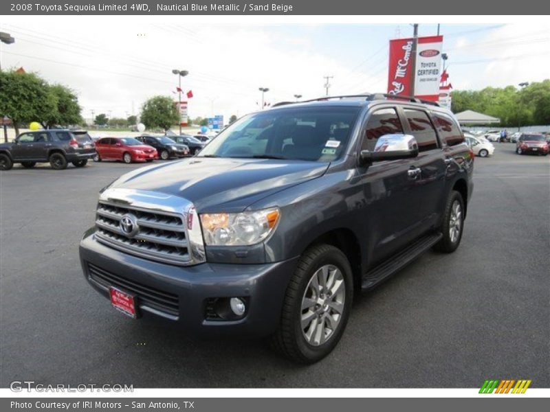 Nautical Blue Metallic / Sand Beige 2008 Toyota Sequoia Limited 4WD