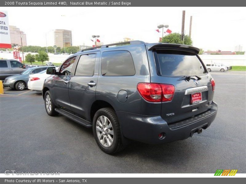Nautical Blue Metallic / Sand Beige 2008 Toyota Sequoia Limited 4WD