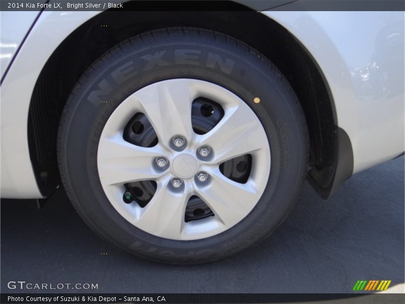 Bright Silver / Black 2014 Kia Forte LX