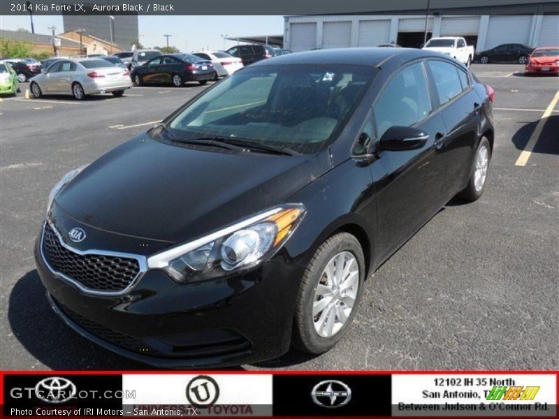 Aurora Black / Black 2014 Kia Forte LX