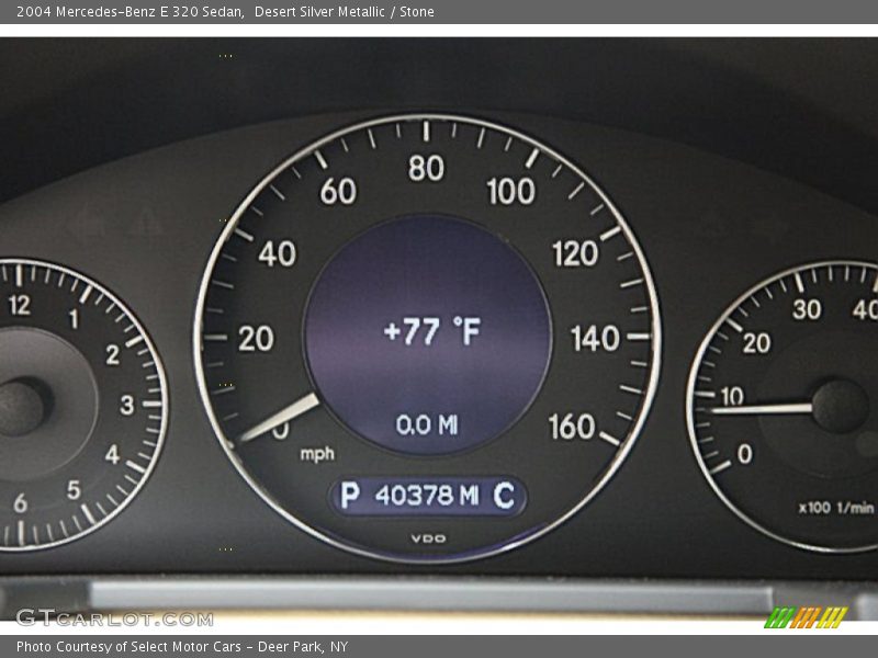 Desert Silver Metallic / Stone 2004 Mercedes-Benz E 320 Sedan