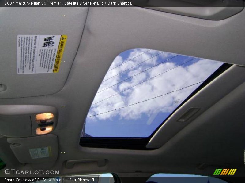 Satellite Silver Metallic / Dark Charcoal 2007 Mercury Milan V6 Premier