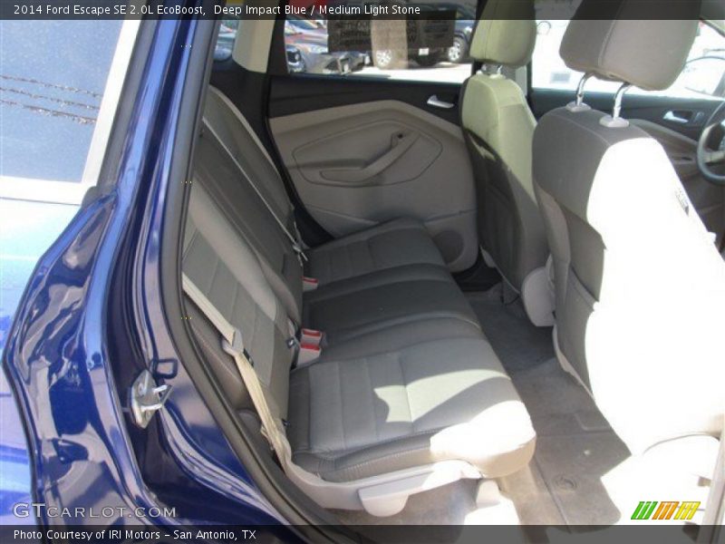 Deep Impact Blue / Medium Light Stone 2014 Ford Escape SE 2.0L EcoBoost