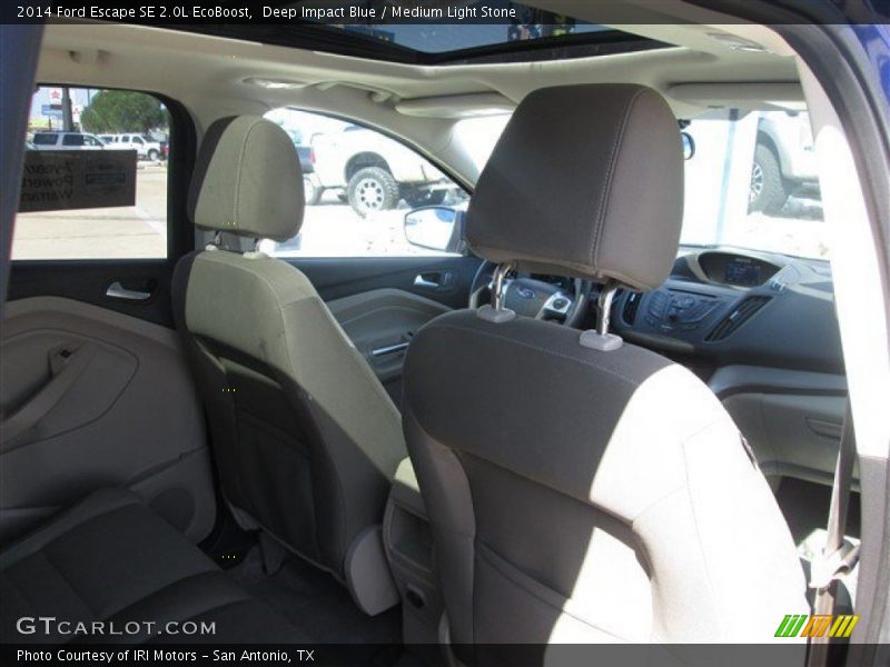 Deep Impact Blue / Medium Light Stone 2014 Ford Escape SE 2.0L EcoBoost