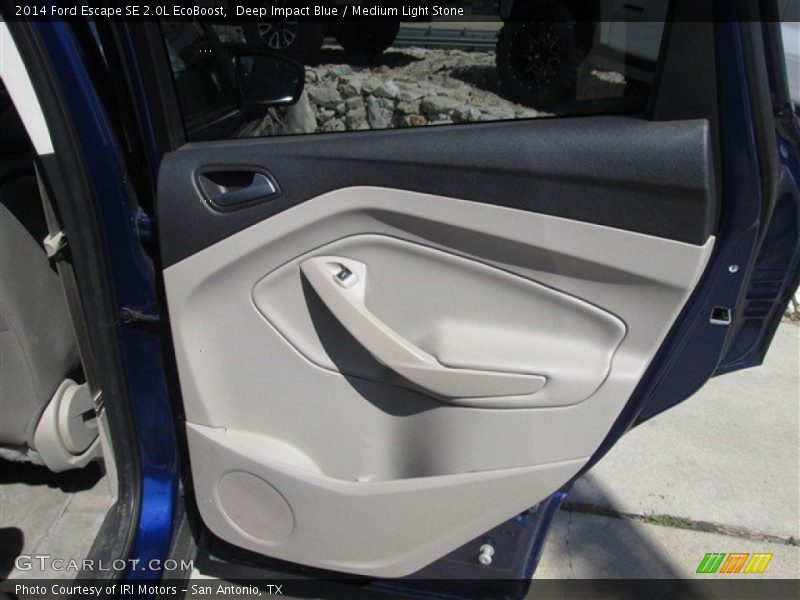 Deep Impact Blue / Medium Light Stone 2014 Ford Escape SE 2.0L EcoBoost