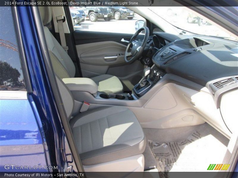 Deep Impact Blue / Medium Light Stone 2014 Ford Escape SE 2.0L EcoBoost
