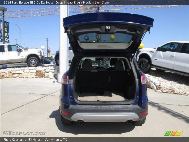 Deep Impact Blue / Medium Light Stone 2014 Ford Escape SE 2.0L EcoBoost